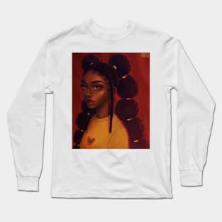 Braids and Brown Eyes Long Sleeve T-Shirt